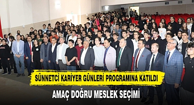 SÜNNETCİ KARİYER GÜNLERİ PROGRAMINA KATILDI