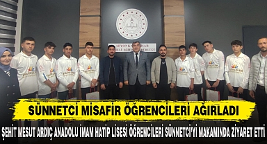 SÜNNETCİ MİSAFİR ÖĞRENCİLERİ AĞIRLADI