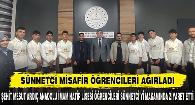 SÜNNETCİ MİSAFİR ÖĞRENCİLERİ AĞIRLADI