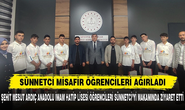 SÜNNETCİ MİSAFİR ÖĞRENCİLERİ AĞIRLADI