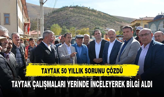 TAYTAK'TAN 50 YILLIK SORUNA ÇÖZÜM