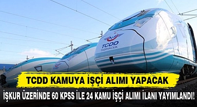 TCDD KAMUYA İŞÇİ ALIMI YAPACAK
