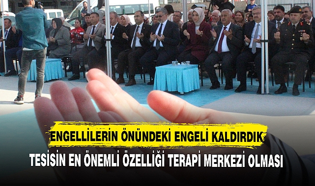 TESİSİN EN ÖNEMLİ ÖZELLİĞİ TERAPİ MERKEZİ OLMASI