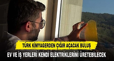 TÜRK KİMYAGERDEN ÇIĞIR AÇACAK BULUŞ