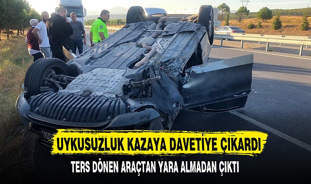 UYKUSUZLUK KAZAYA DAVETİYE ÇIKARDI