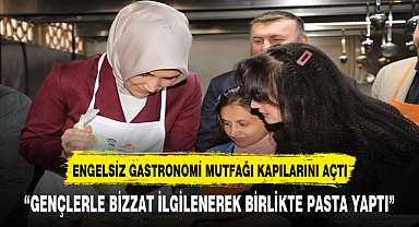 VALİ YİĞİTBAŞI İLE BİRLİKTE MUTFAĞA GİRDİLER