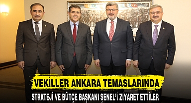 VEKİLLER ANKARA TEMASLARINDA