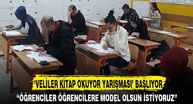 ‘VELİLER KİTAP OKUYOR YARIŞMASI’ BAŞLIYOR