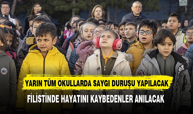 YARIN OKULLARDA SAYGI DURUŞU KARARI ALINDI
