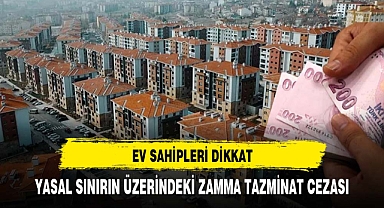 Yasal sınırın üzerindeki zamma tazminat cezası