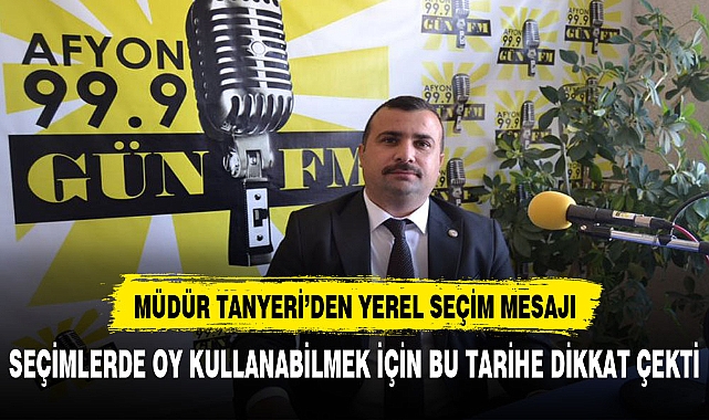 YEREL SEÇİMLERDE AFYONKARAHİSARLILAR NASIL OY KULLANACAK
