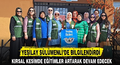 YEŞİLAY SÜLÜMENLİ’DE BİLGİLENDİRDİ