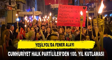 YEŞİLYOL'DA FENER ALAYI