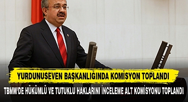 YURDUNUSEVEN BAŞKANLIĞINDA KOMİSYON TOPLADI