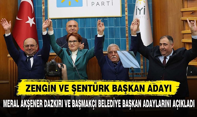 ZENGİN VE ŞENTÜRK BAŞKAN ADAYI