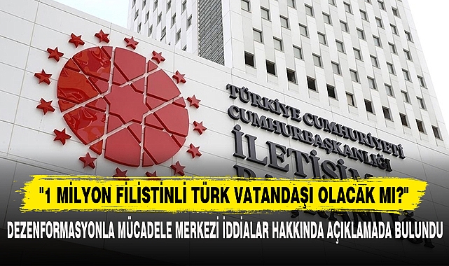 "1 Milyon Filistinli Türk Vatandaşı Olacak Mı?"