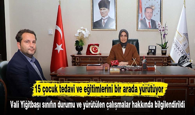 15 çocuk tedavi ve eğitimlerini bir arada yürütüyor