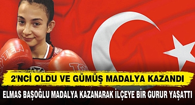 2'NCİ OLDU VE GÜMÜŞ MADALYA KAZANDI