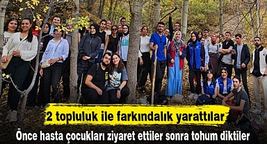 2 topluluk ile farkındalık yarattılar
