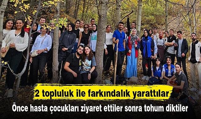 2 topluluk ile farkındalık yarattılar