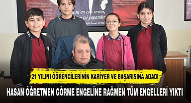 21 YILINI ÖĞRENCİLERİNİN KARİYER VE BAŞARISINA ADADI