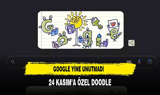 24 Kasım'a özel DOODLE