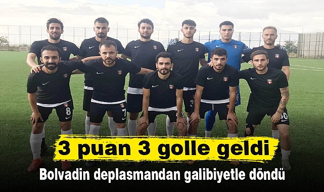 3 puan 3 golle geldi