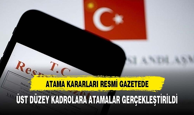 4 Kasım 2023 tarihli atama kararnamesi yayımlandı