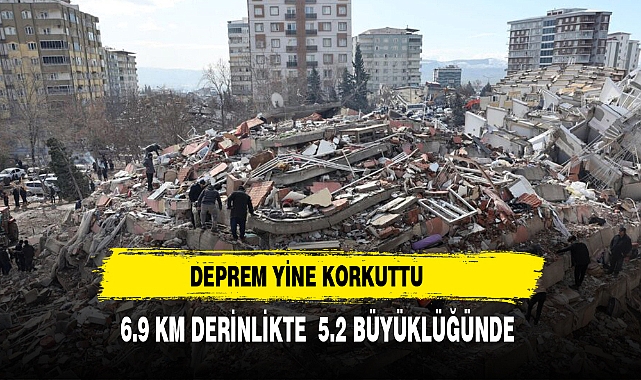 5.2 büyüklüğünde deprem