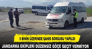5 BİNİN ÜZERİNDE ŞAHIS SORGUSU YAPILDI