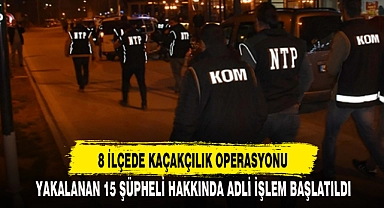 8 İLÇEDE KAÇAKÇILIK OPERASYONU