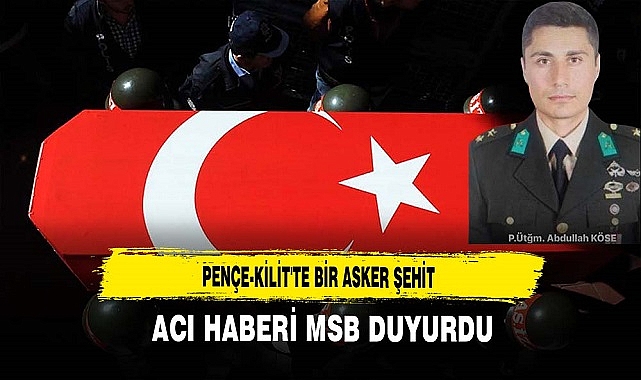 Acı Haber Geldi  Pençe-Kilit Bölgesi: 1 Asker Şehit Oldu