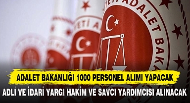 Adalet Bakanlığı 1000 Personel Alımı Yapacak