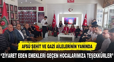 AFSÜ'DEN ÖRNEK DAVRANIŞ