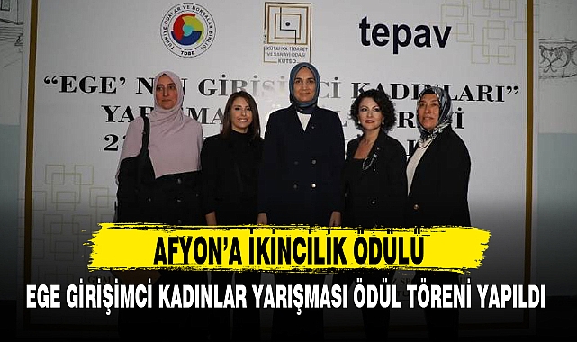 AFYON’A İKİNCİLİK ÖDÜLÜ