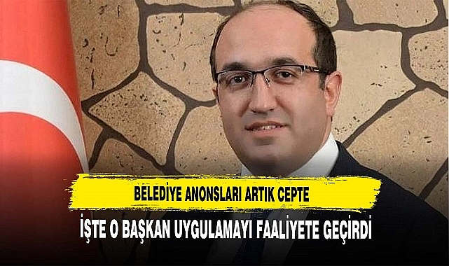 Afyon'da Belediye Anonsları Artık Cepte
