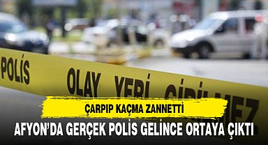 AFYON'DA GERÇEK POLİS GELİNCE ORTAYA ÇIKTI