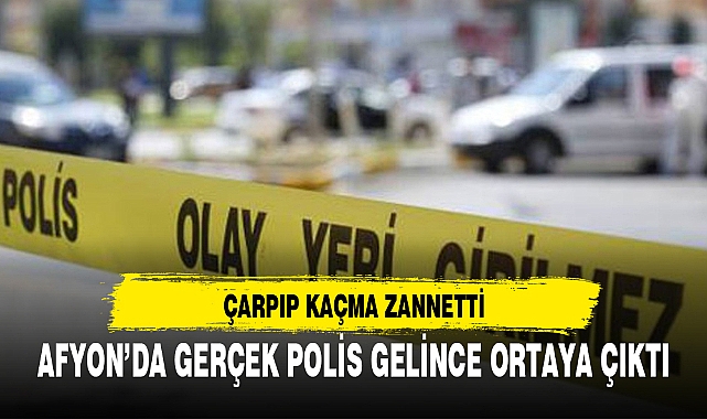 AFYON'DA GERÇEK POLİS GELİNCE ORTAYA ÇIKTI