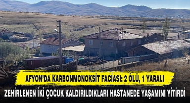Afyon'da Karbonmonoksit Faciası: 2 Ölü, 1 Yaralı