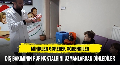 Afyon'da minikler diş taramasından geçtiler