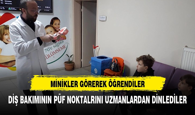 Afyon'da minikler diş taramasından geçtiler