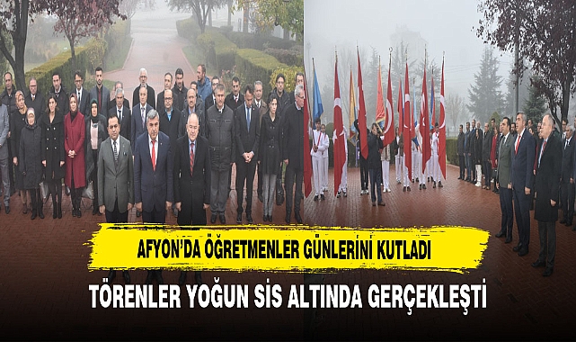 Afyon'da Öğretmenler Günlerini Kutladı.