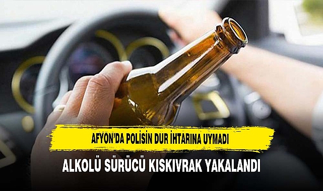 AFYON’DA POLİSİN DUR İHTARINA UYMADI