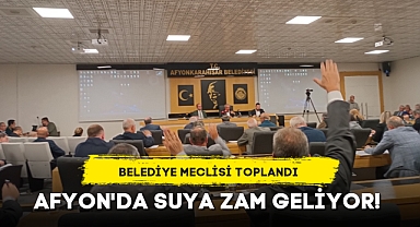 AFYON'DA SUYA ZAM GELİYOR!