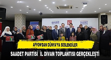 Afyon'dan Dünya'ya Seslendiler