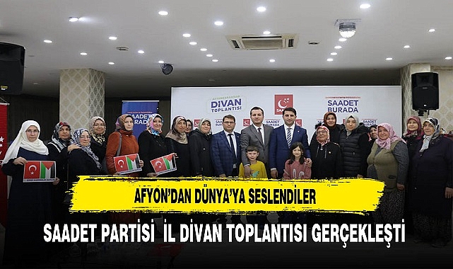 Afyon'dan Dünya'ya Seslendiler