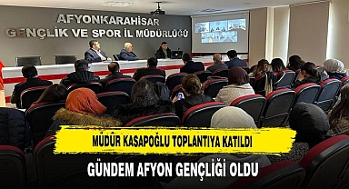 Afyon Gençliği İçin Çalışan Müdür Kasapoğlu