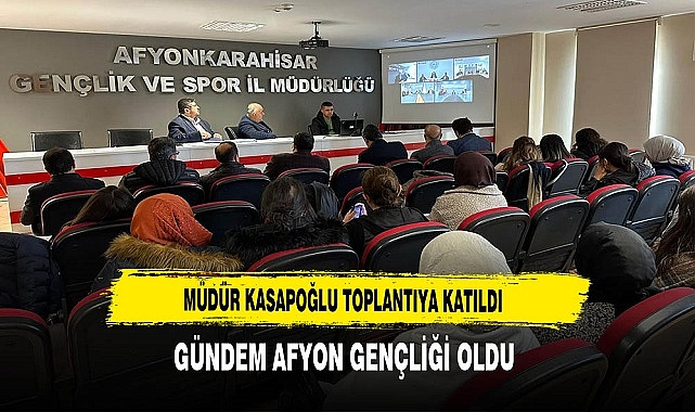 Afyon Gençliği İçin Çalışan Müdür Kasapoğlu