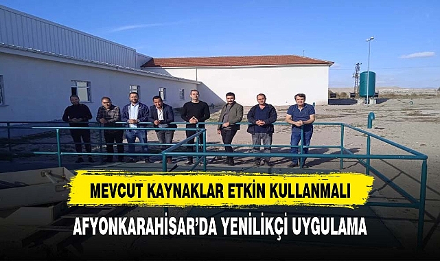 AFYON İL TARIM MÜDÜRLÜĞÜ TARAFINDAN YENİLİKÇİ BİR UYGULAMA