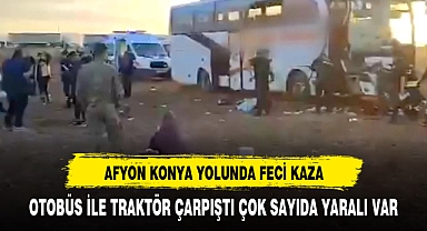AFYON KONYA YOLUNDA FECİ KAZA